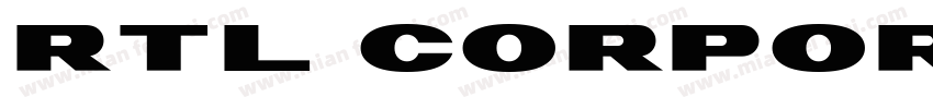 RTL Corporative-Regular字体转换